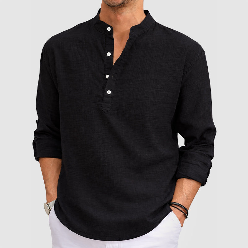 Frank Hardy Henley Style Shirt