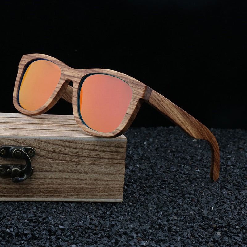 Frank Hardy Classic Zebrano Sunglasses