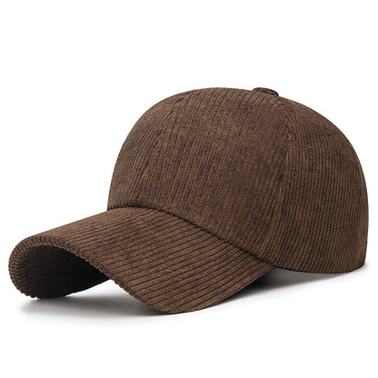 Classic Corduroy Cap with Adjustable Back Strap