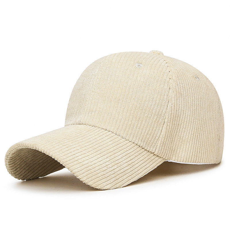 Classic Corduroy Cap with Adjustable Back Strap