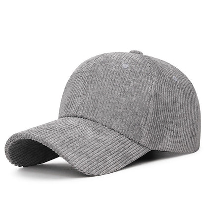 Classic Corduroy Cap with Adjustable Back Strap