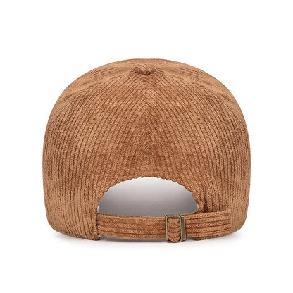 Classic Corduroy Cap with Adjustable Back Strap