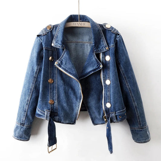 Emie Daly Cropped Denim Jacket