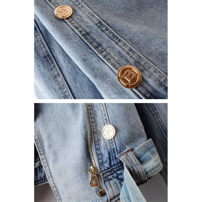 Emie Daly Cropped Denim Jacket