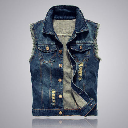 Frank Hardy Biker Style Denim Vest
