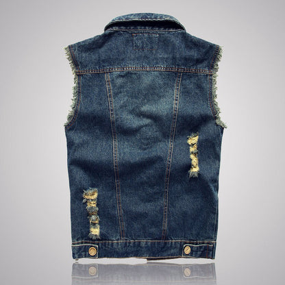 Frank Hardy Biker Style Denim Vest