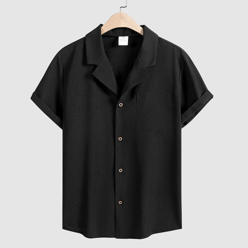 Frank Hardy Crinkle Short Sleeve Button Shirt