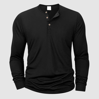Frank Hardy Long Sleeve Gym Henley Top