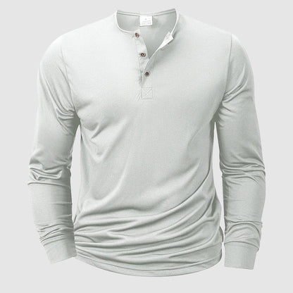 Frank Hardy Long Sleeve Gym Henley Top