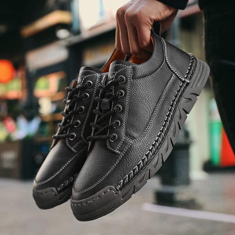 Frank Hardy Low-Top Casual Leather Shoes