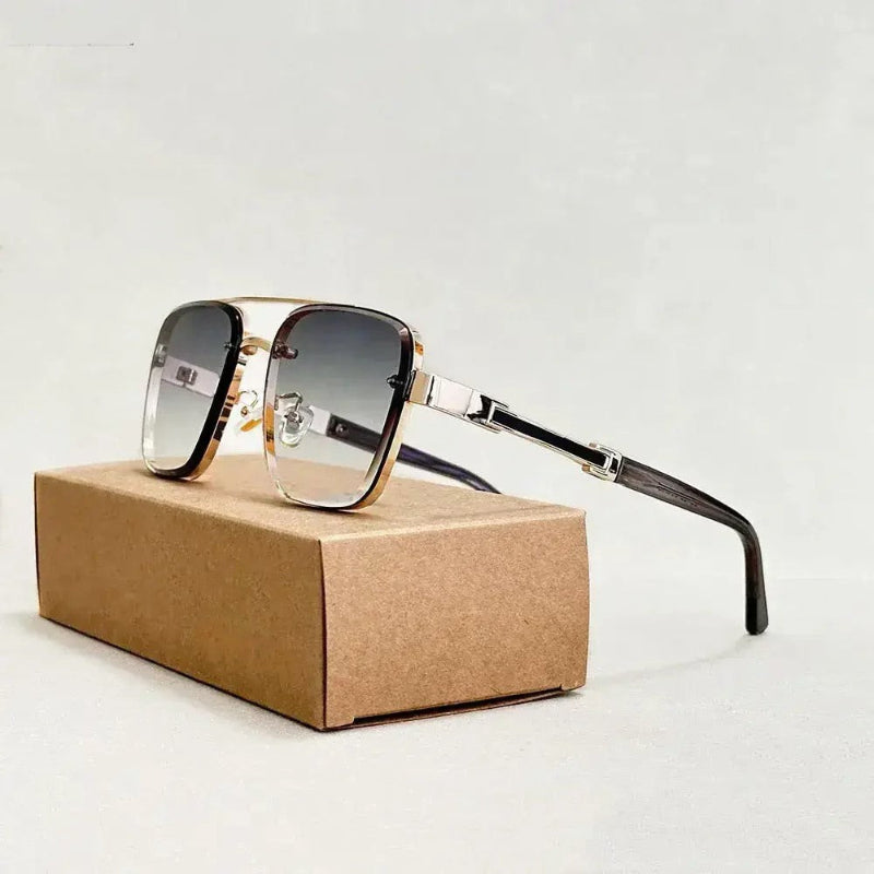 Large Square Frame Sunglasses