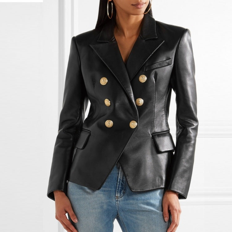 Malin Tassou Vintage Leather Jacket