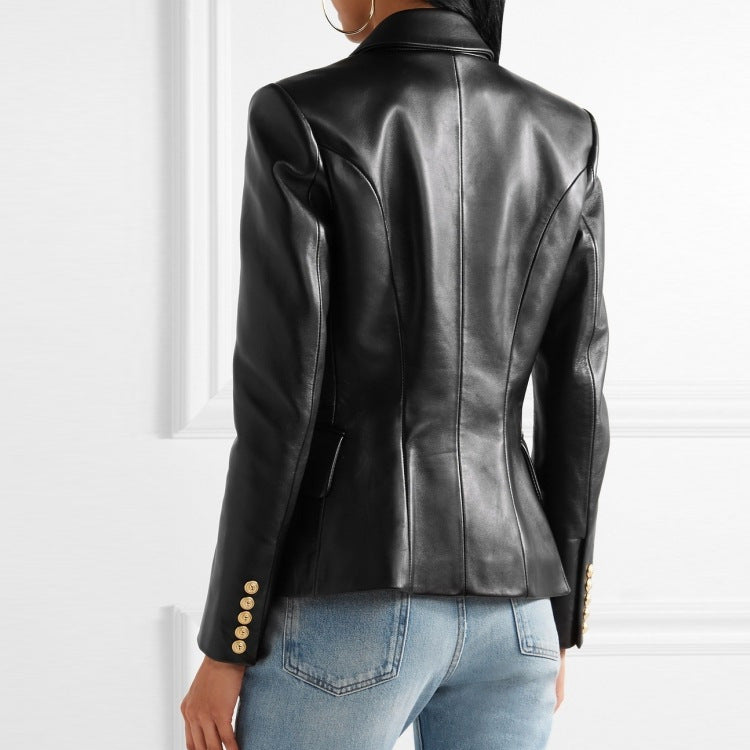 Malin Tassou Vintage Leather Jacket