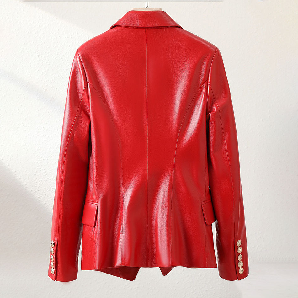 Malin Tassou Vintage Leather Jacket