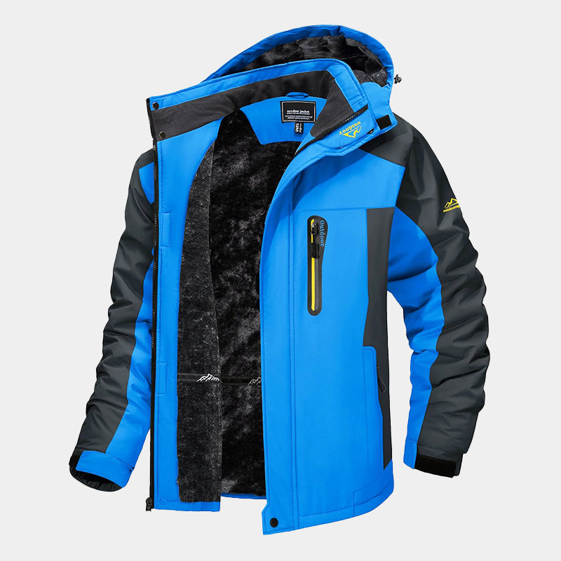 Men’s Waterproof Ski Jacket with Fleece Lining