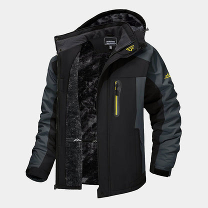 Men’s Waterproof Ski Jacket with Fleece Lining