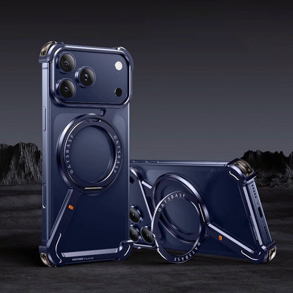 Protective Magnetic Phone Case for iPhone 17 Series with 360° Ring Stand