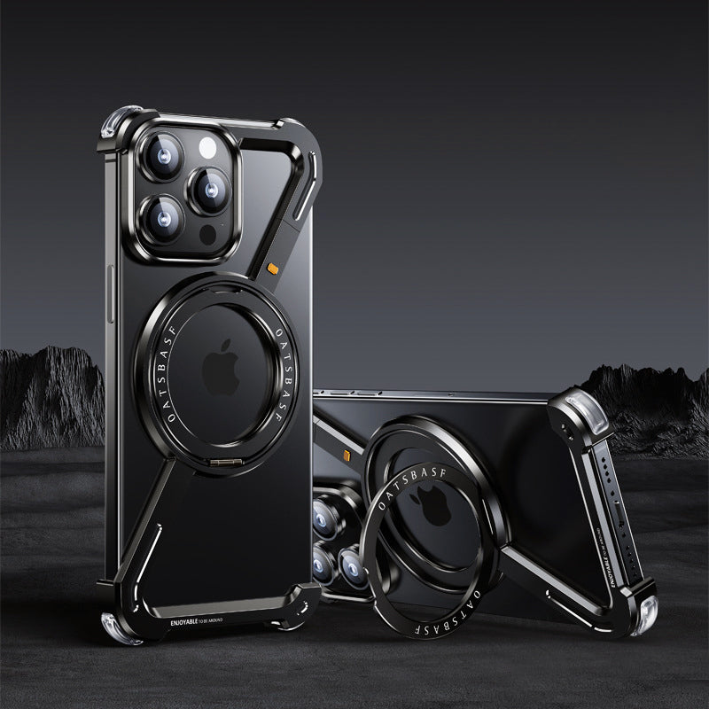 Protective Magnetic Phone Case for iPhone 17 Series with 360° Ring Stand