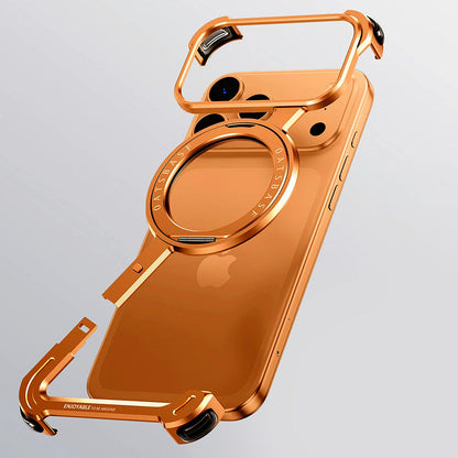 Protective Magnetic Phone Case for iPhone 17 Series with 360° Ring Stand