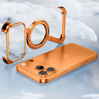 Protective Magnetic Phone Case for iPhone 17 Series with 360° Ring Stand