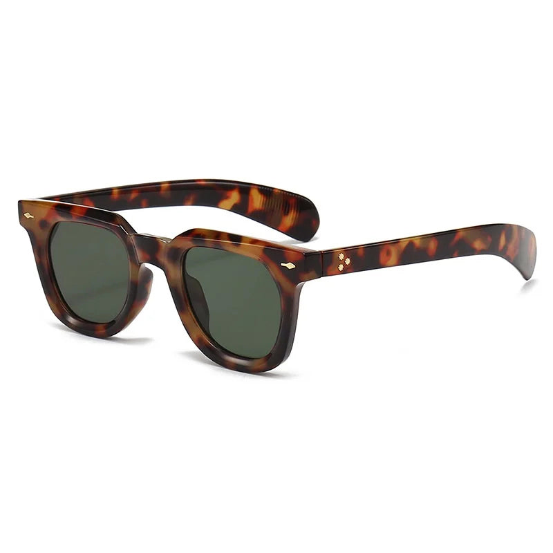 Retro Sunglasses with Thick Square Frames