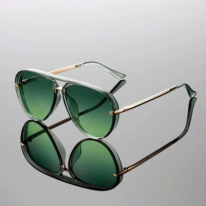 Sleek Modern Aviator Sunglasses