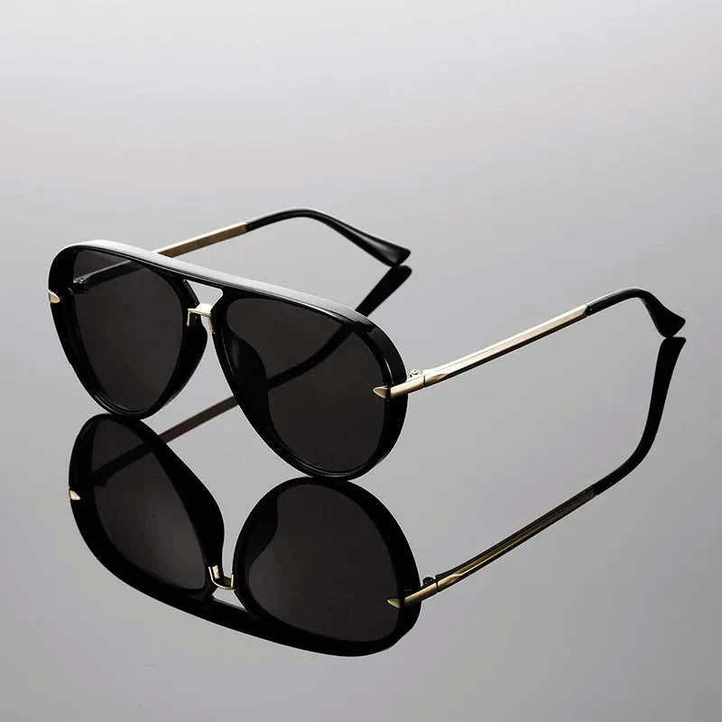 Sleek Modern Aviator Sunglasses