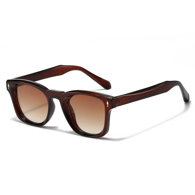 Sunglasses with Tinted Lenses and Square Frame