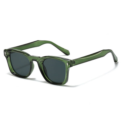 Sunglasses with Tinted Lenses and Square Frame