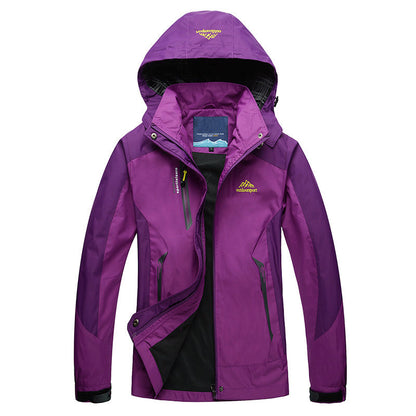 Waterproof Trail Jacket for Women with Removable Hood