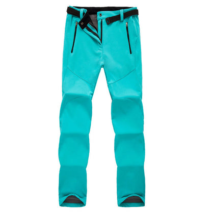 Women’s Softshell Hiking and Ski Pants with Fleece Lining