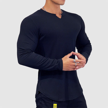 Arnold Long-Sleeve Gym Shirt