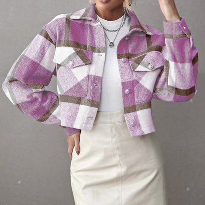 Camila Plaid Spring Jacket