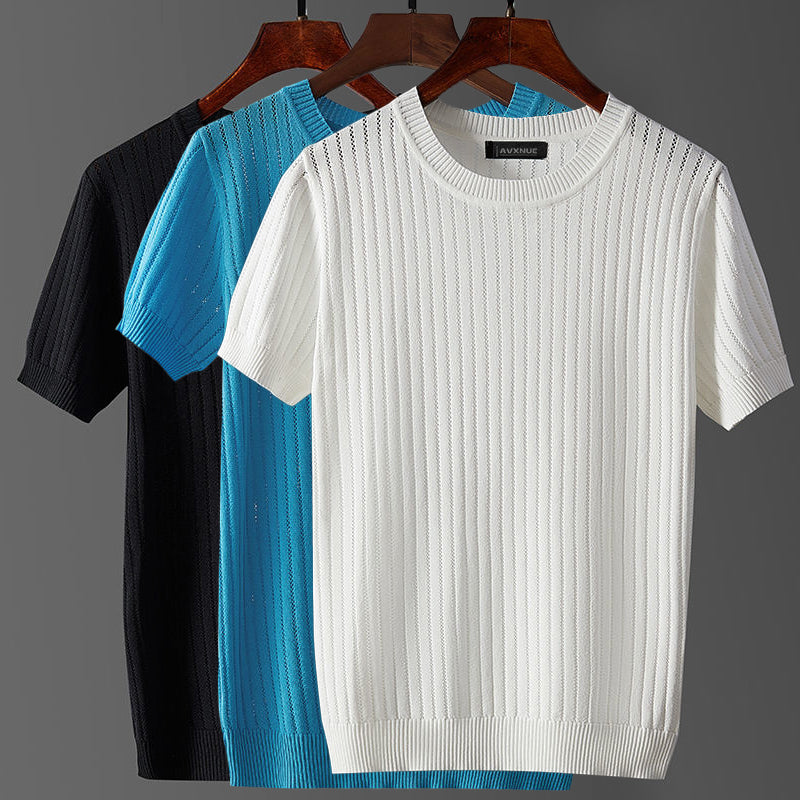 Charles Morrison Casual Knit T-Shirt