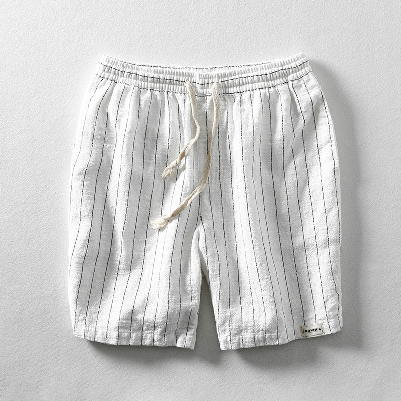 Charles Morrison Clearwater Cotton Linen Shorts