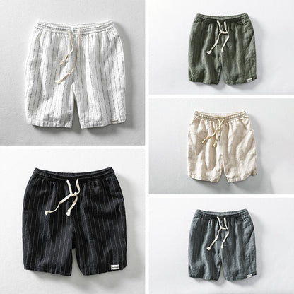 Charles Morrison Clearwater Cotton Linen Shorts