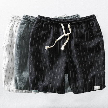 Charles Morrison Clearwater Cotton Linen Shorts