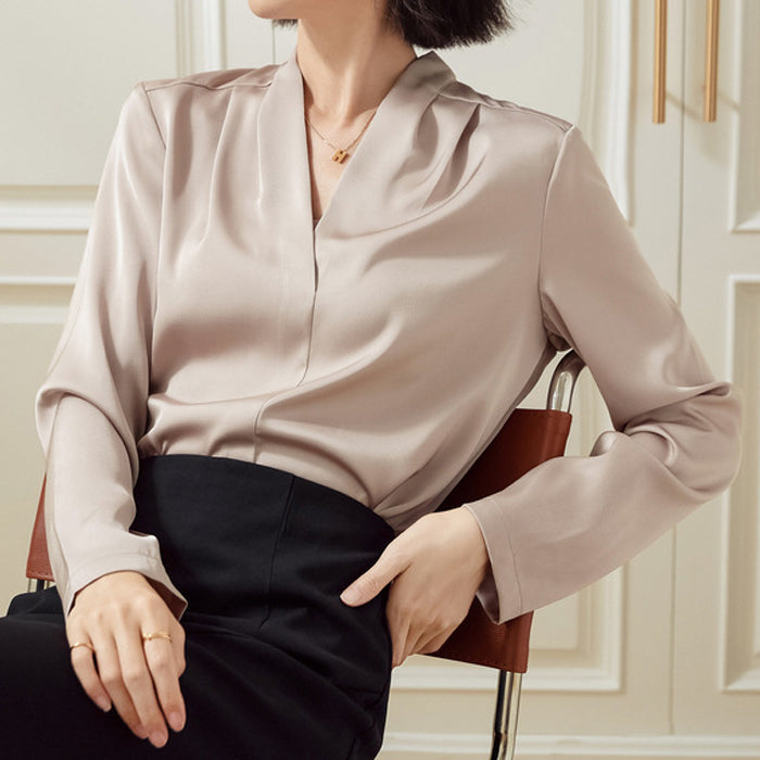 Emie-Daly Penthouse Satin Blouse