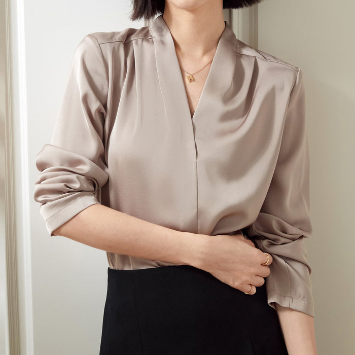 Emie-Daly Penthouse Satin Blouse