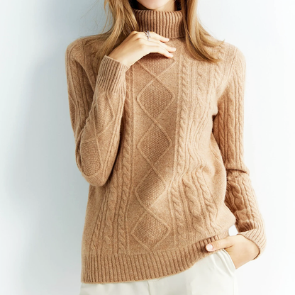 Emie Daly Cashmere Turtleneck Sweater