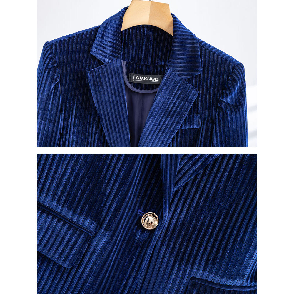 Emie Daly Chic Corduroy Blazer