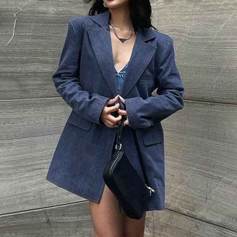 Emie Daly Relaxed Denim Blazer