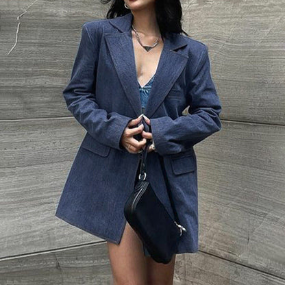 Emie Daly Relaxed Denim Blazer