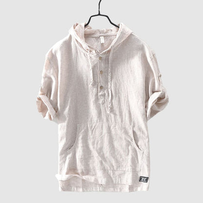 Florence Cotton-Linen Spring Hoodie