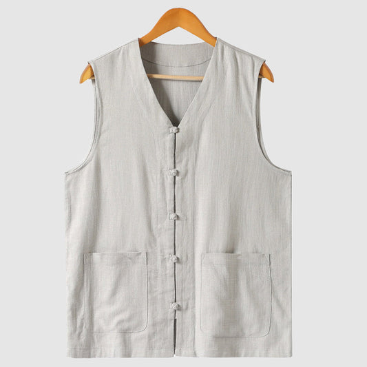 Frank Hardy Coastline Linen Vest