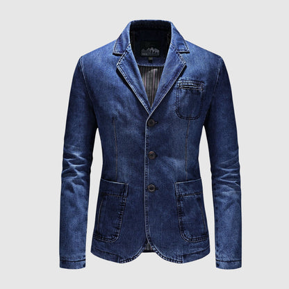 Frank Hardy Dynamic Denim Blazer