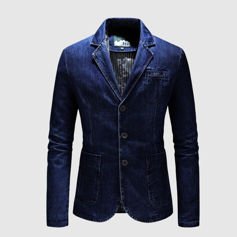 Frank Hardy Dynamic Denim Blazer