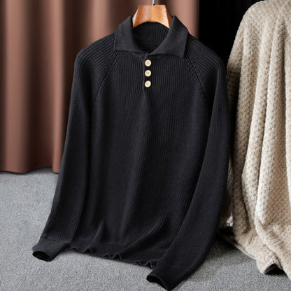 Frank Hardy Knitted Polo Sweater