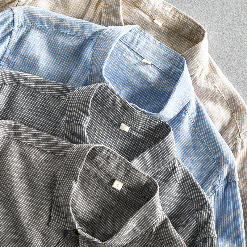 Frank Hardy Premium Long Sleeve Linen Shirt