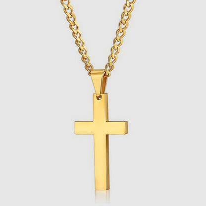 Frank Hardy Signature Metal Cross Necklace